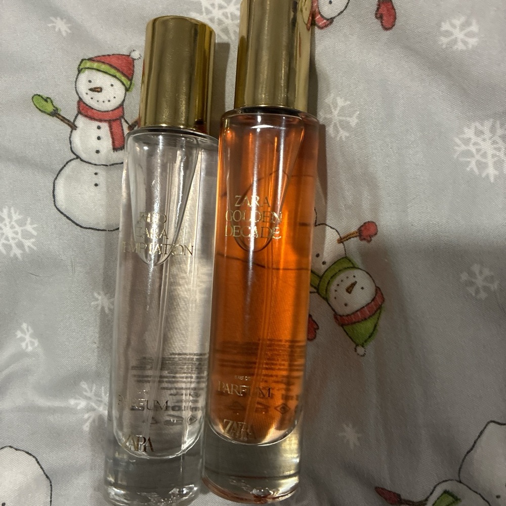 BRAND NEW Zara temptation and golden decade Perfume Duo